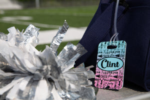 Personalized Cheer Bag Tag Gift for Cheerleader