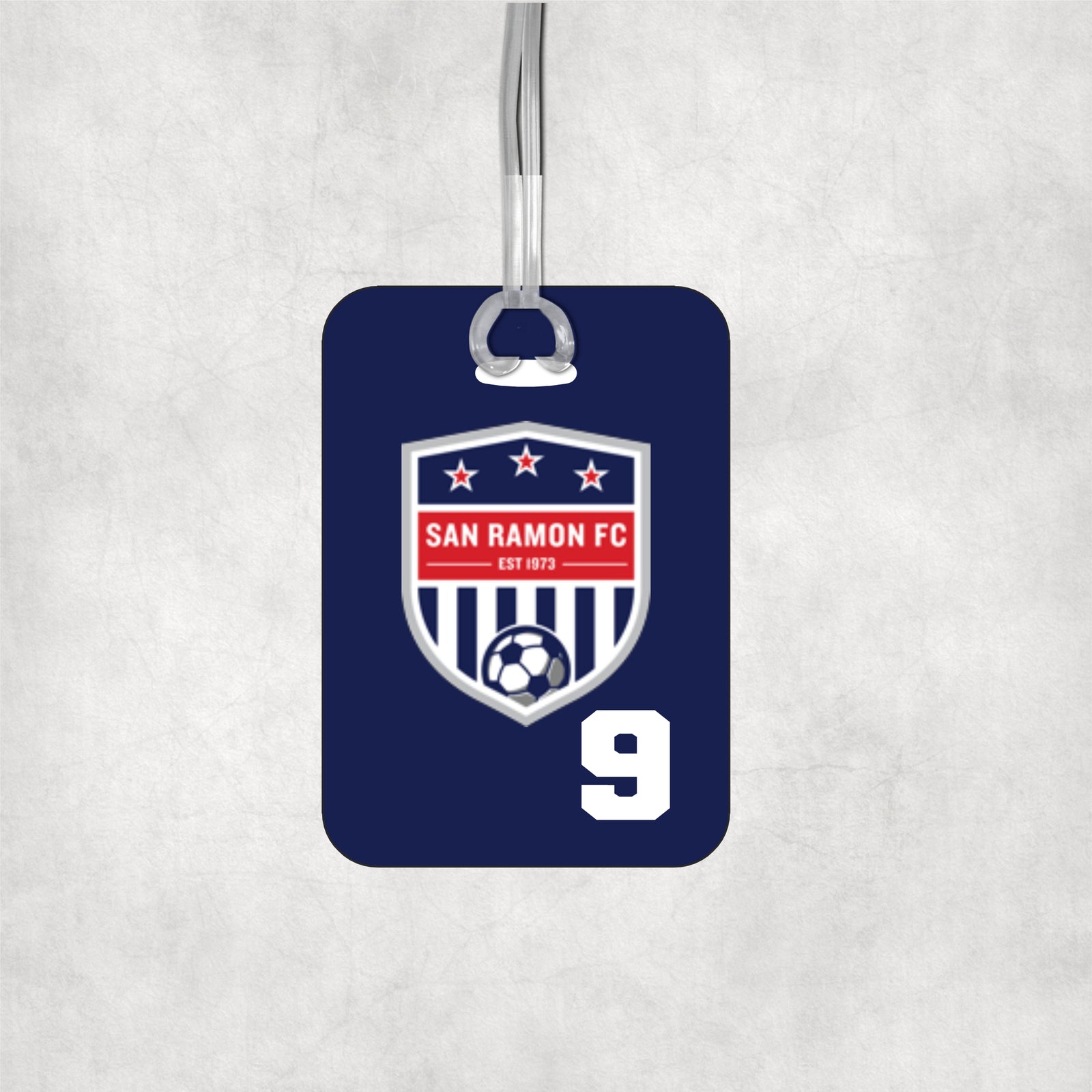 Soccer Luggage Name Tag - Bag Tag Gift for Boys Girls Team