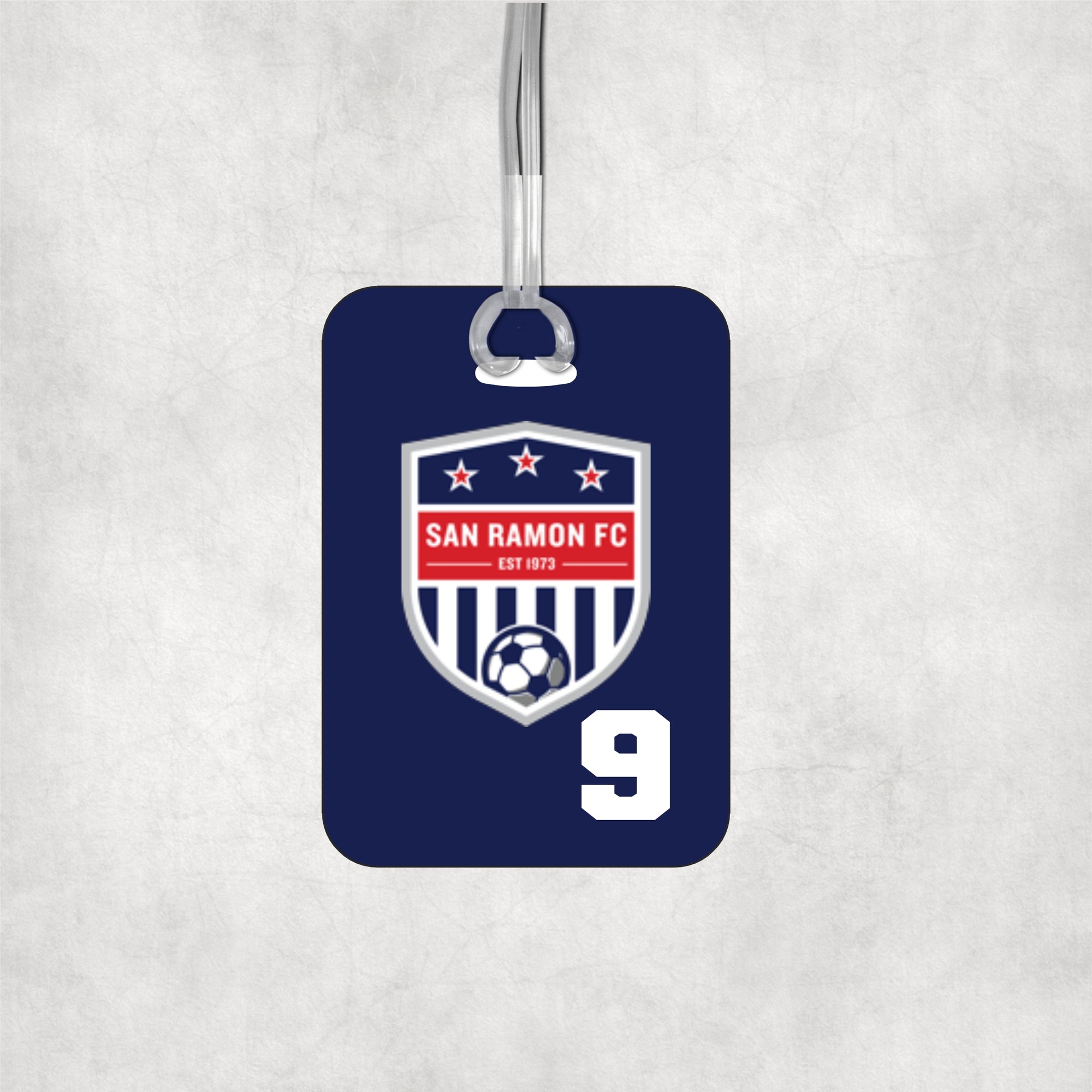 Soccer Luggage Name Tag - Bag Tag Gift for Boys Girls Team