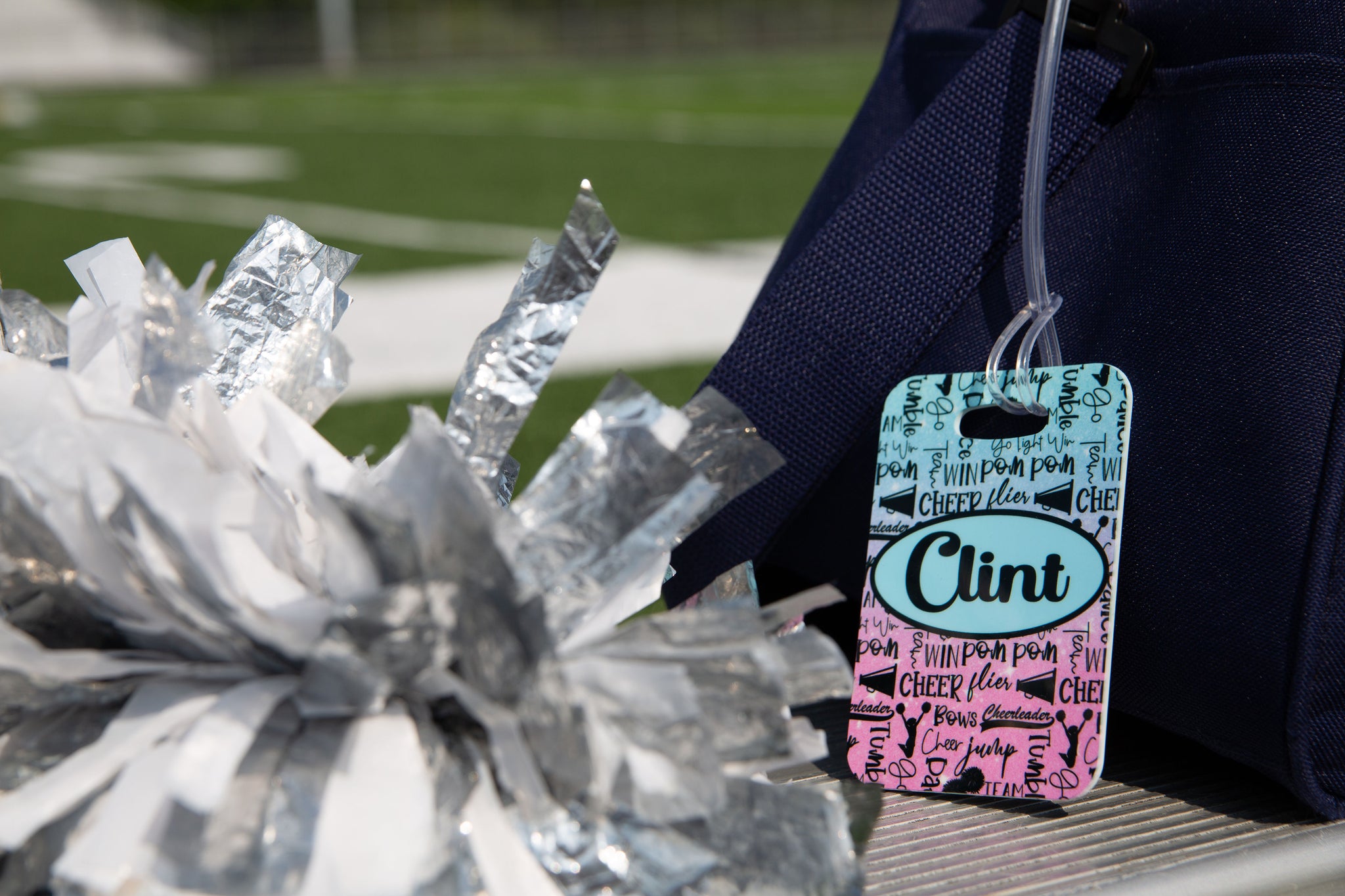 Cheer Backpack Tags Personalized Cheer Bag Tag Gift for Cheerleader