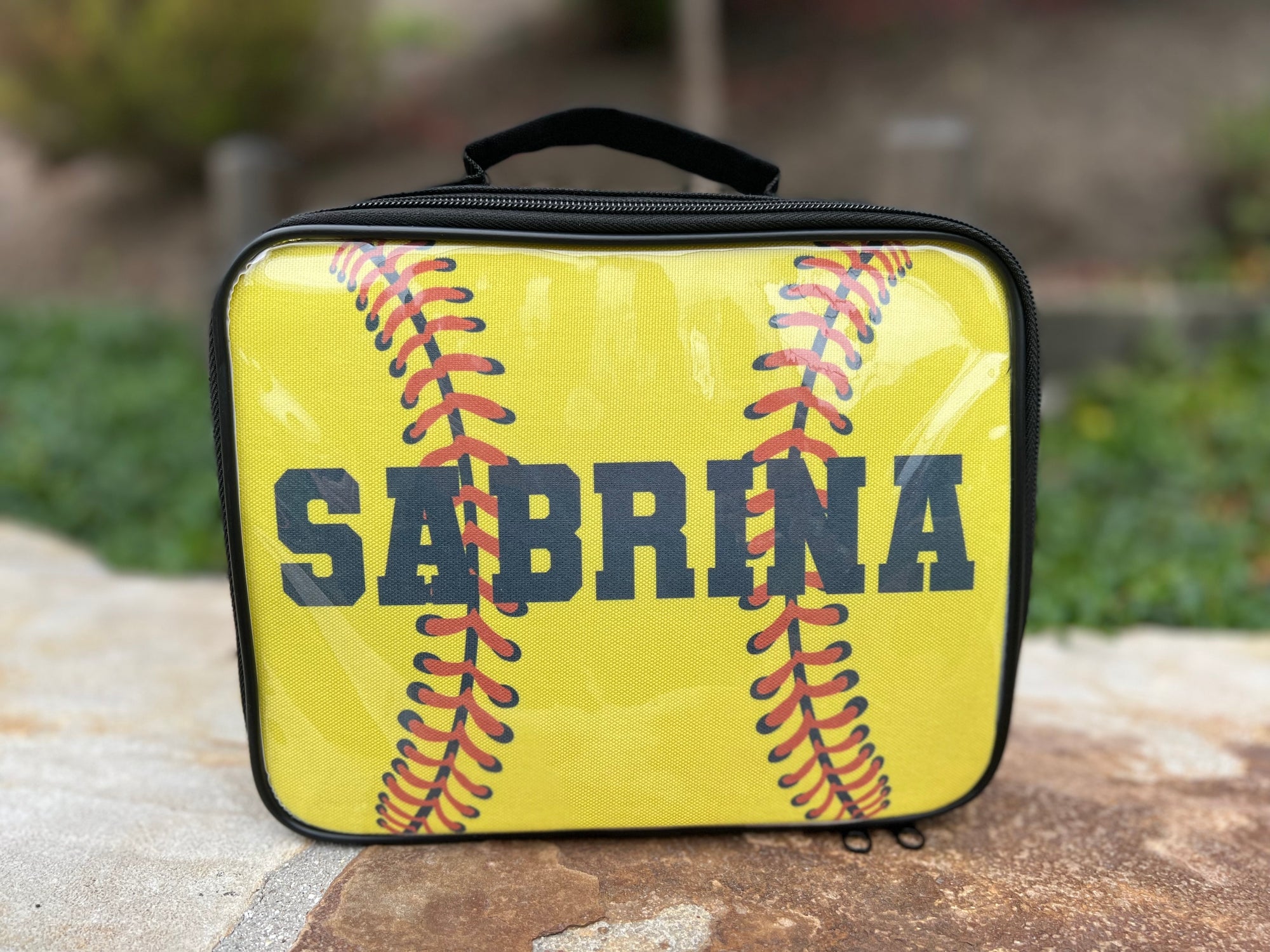 Personalized Softball Lunch Box for Girls