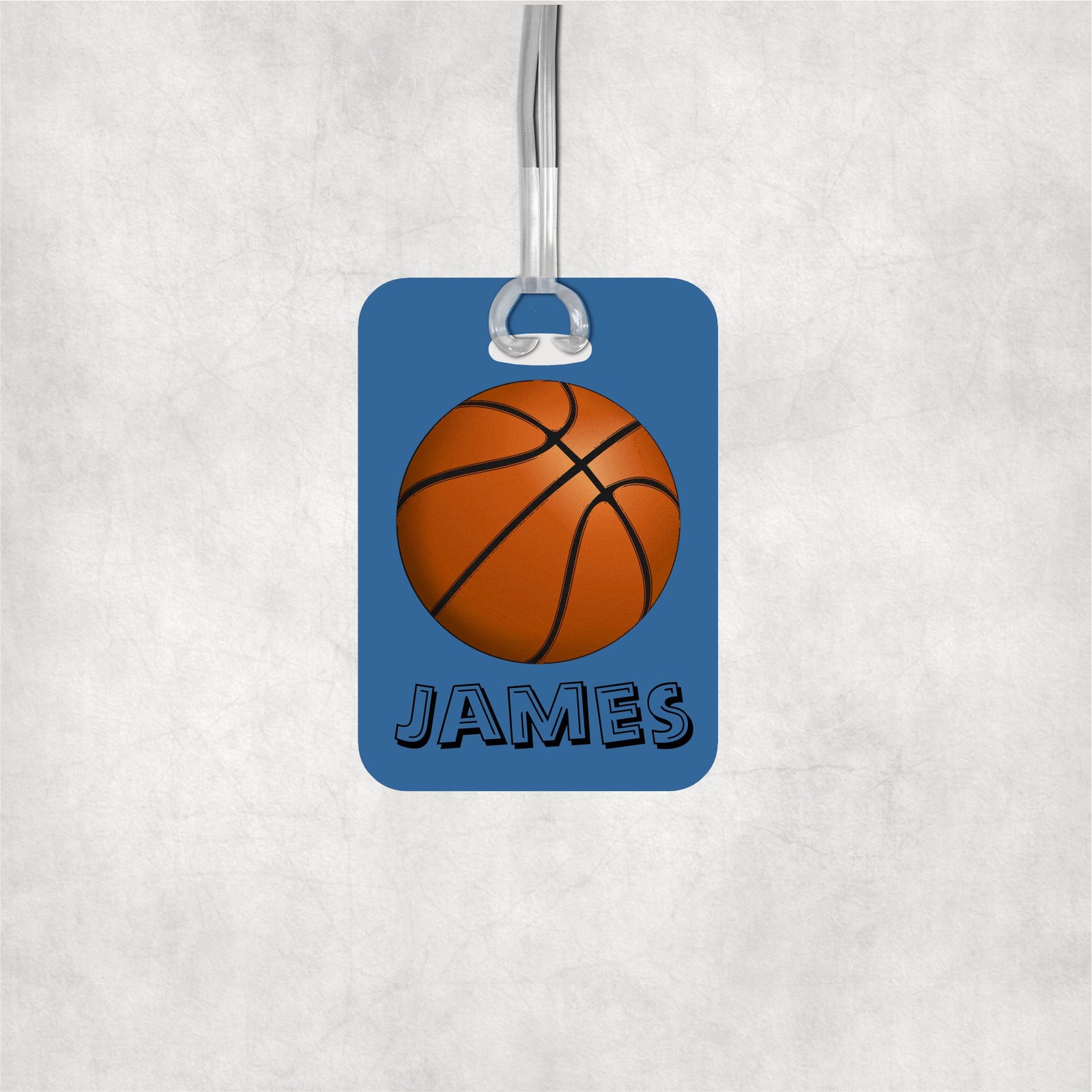 Personalized Basketball Bag Tag - Gift for Boys Girls Team