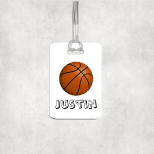 Personalized Basketball Bag Tag - Gift for Boys Girls Team