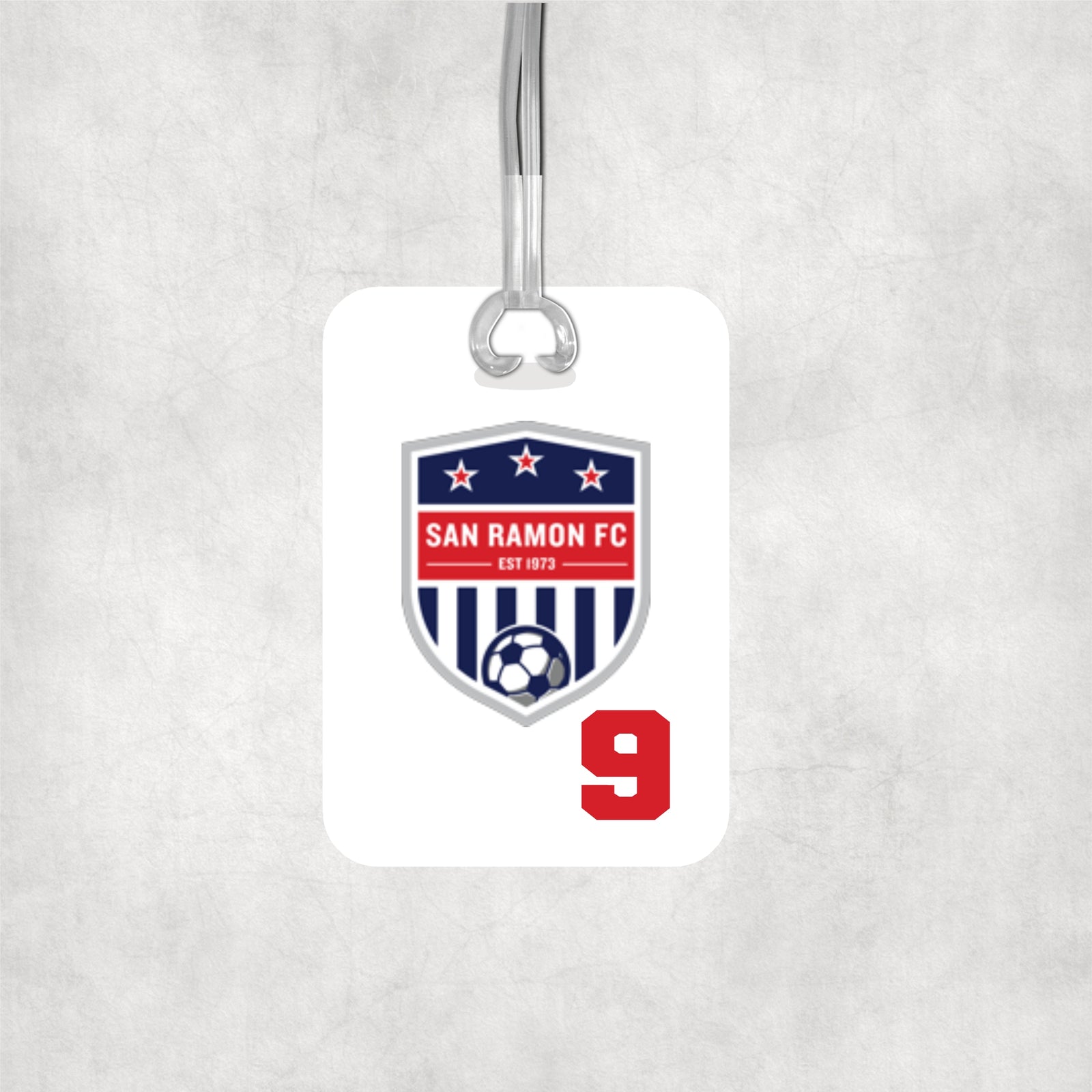 Soccer Luggage Name Tag - Bag Tag Gift for Boys Girls Team