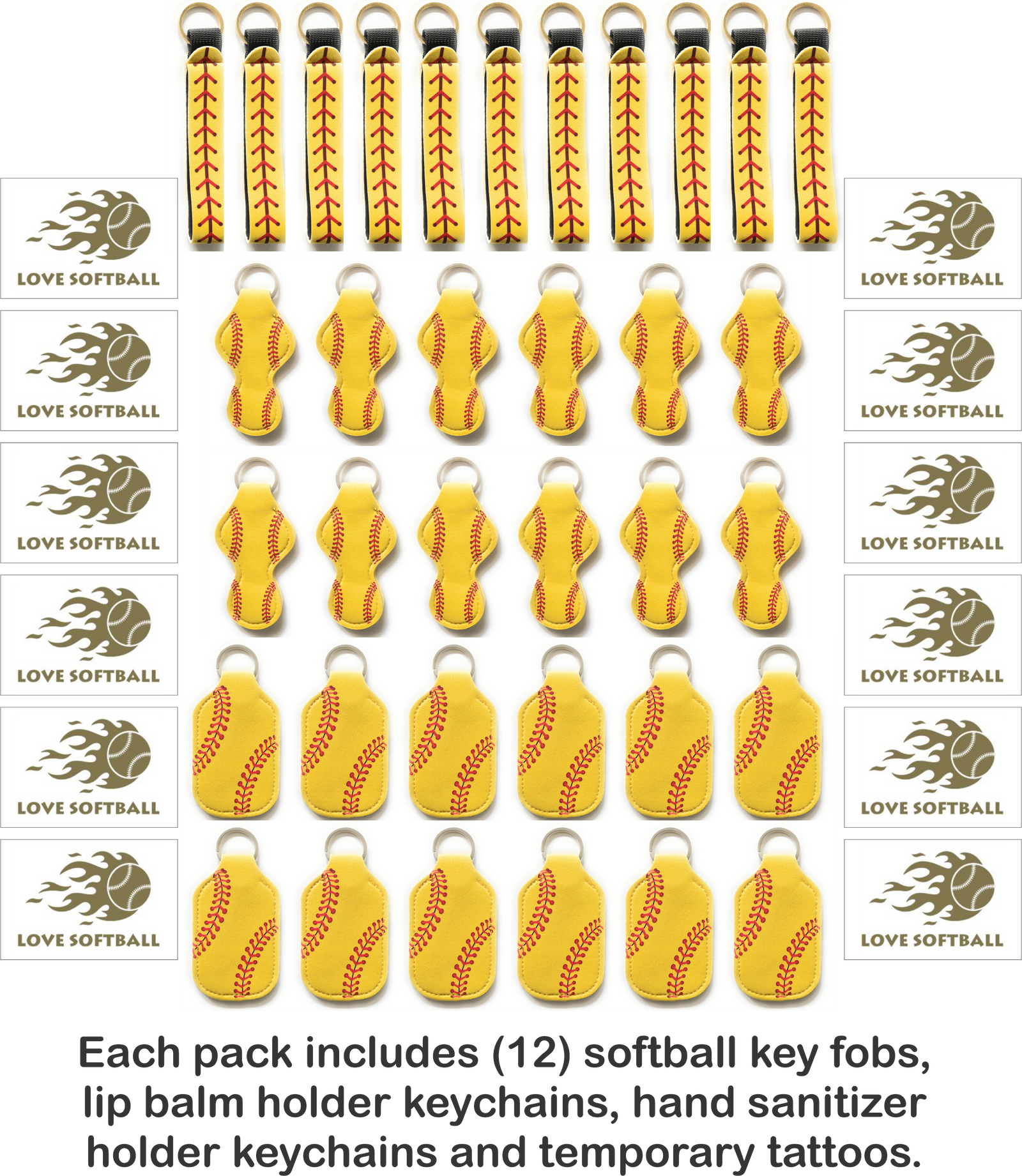 Softball Team Party Favor Pack for End of the Season
