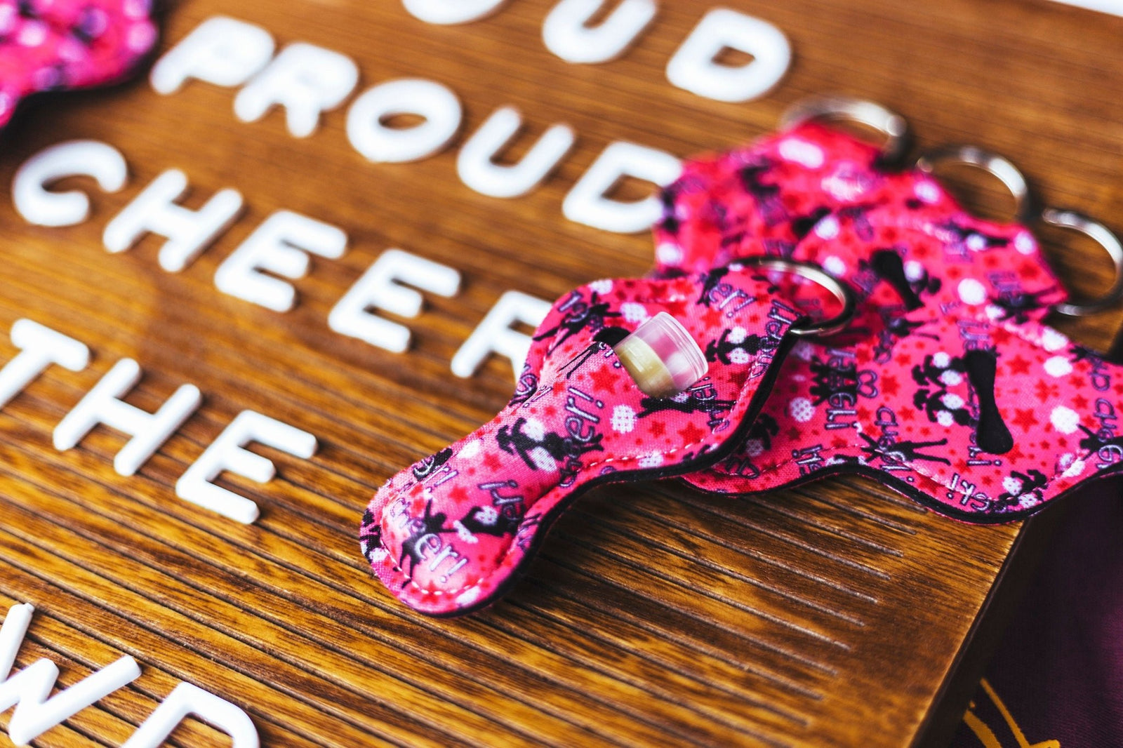 Cheerleader Cheer Squad Lip Balm Holder - Daisy Lane Company