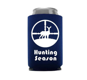 "Hunting Season" Deer Hunter Beer Can Cooler - Daisy Lane Company