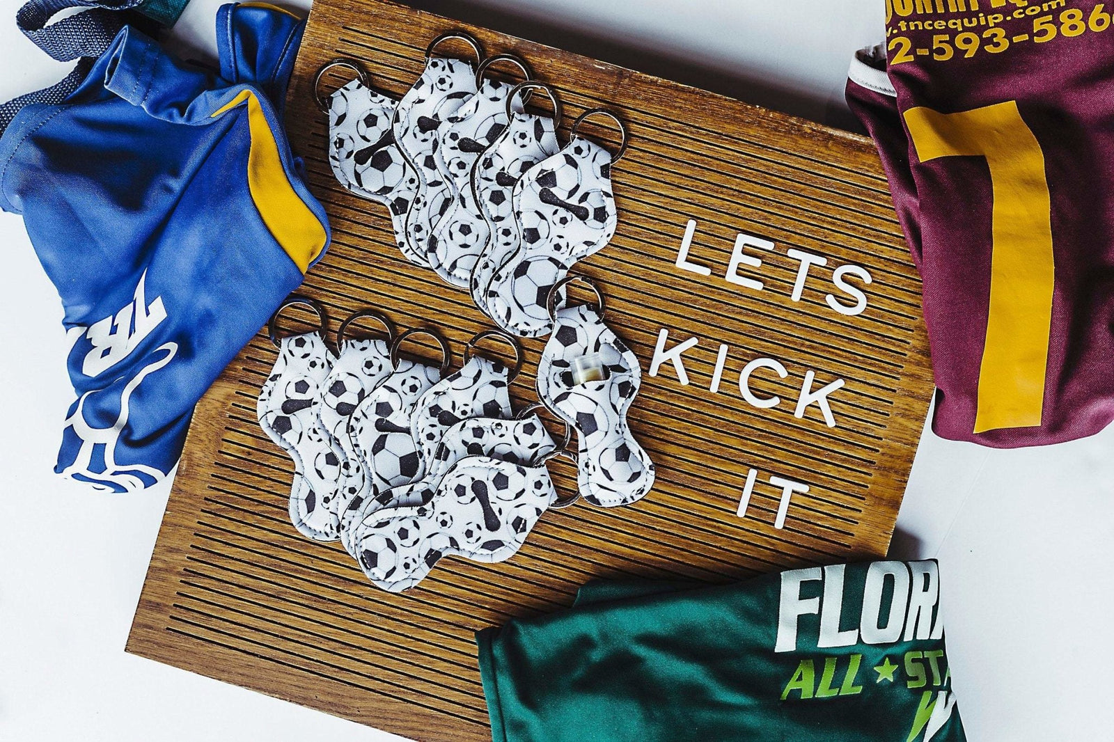 Soccer Team Gift for Girls Boys Key Chain - Daisy Lane Company