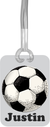 Personalized Soccer Luggage Name Tag - Bag Tag Gift for Boys Girls Team