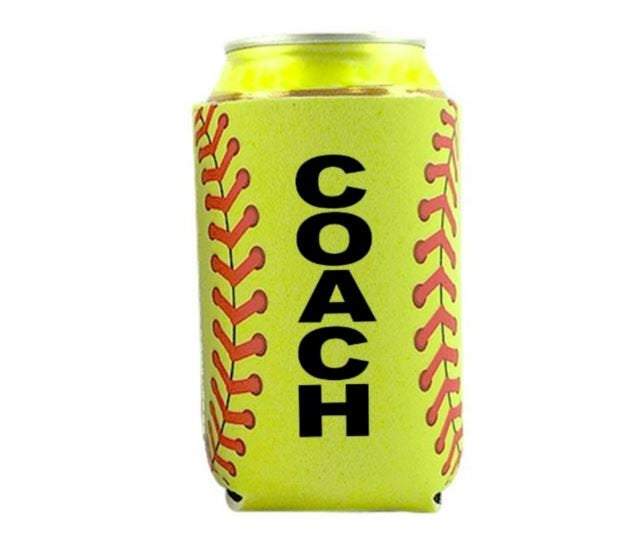 Softball Coach Gift for Men Women Neoprene Bottle Holder - Daisy Lane Company