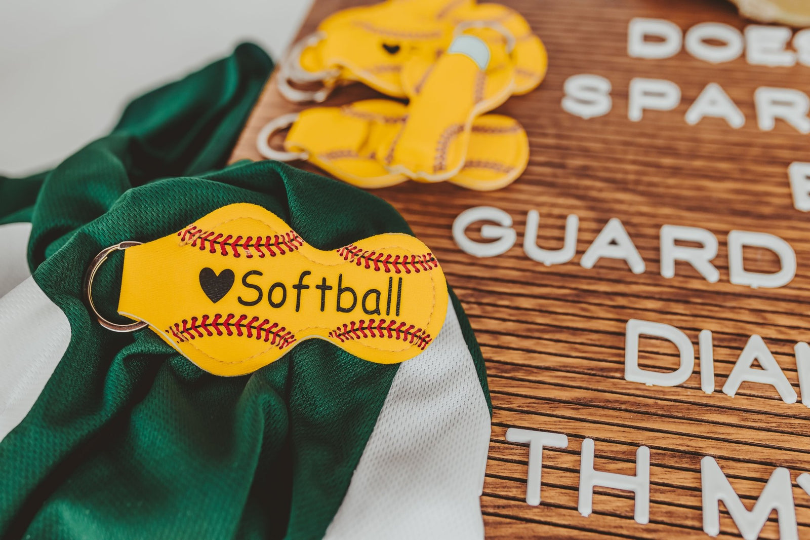 Softball Gifts for Girls Lip Balm Keychains for Softball Team - Daisy Lane Company