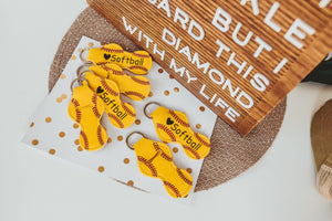 Softball Gifts for Girls Lip Balm Keychains for Softball Team - Daisy Lane Company