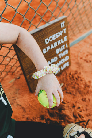 Softball Hair Scrunchies Team Gifts for Girls - Daisy Lane Company