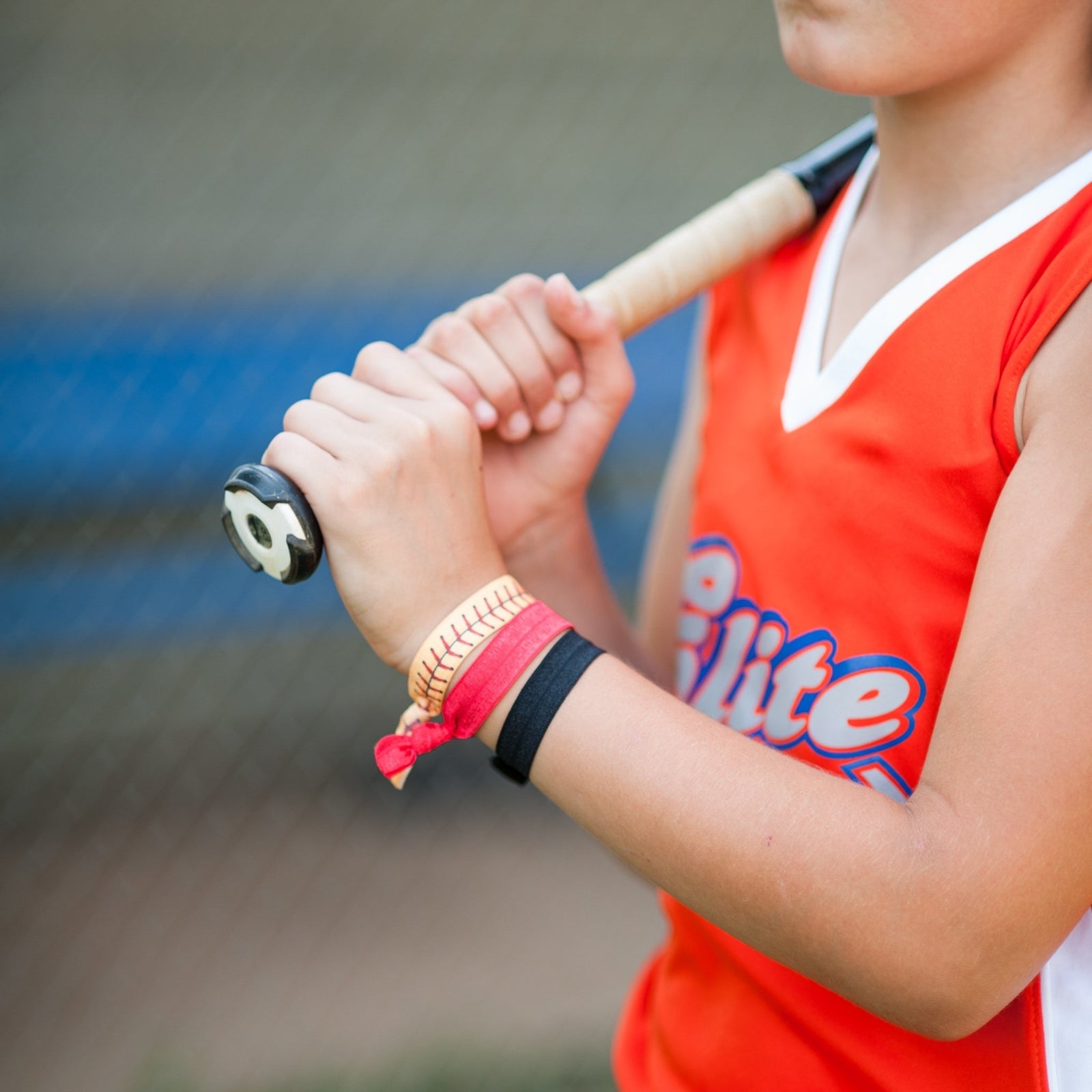 Softball Themed Hair Tie Set for Girls Team - Daisy Lane Company