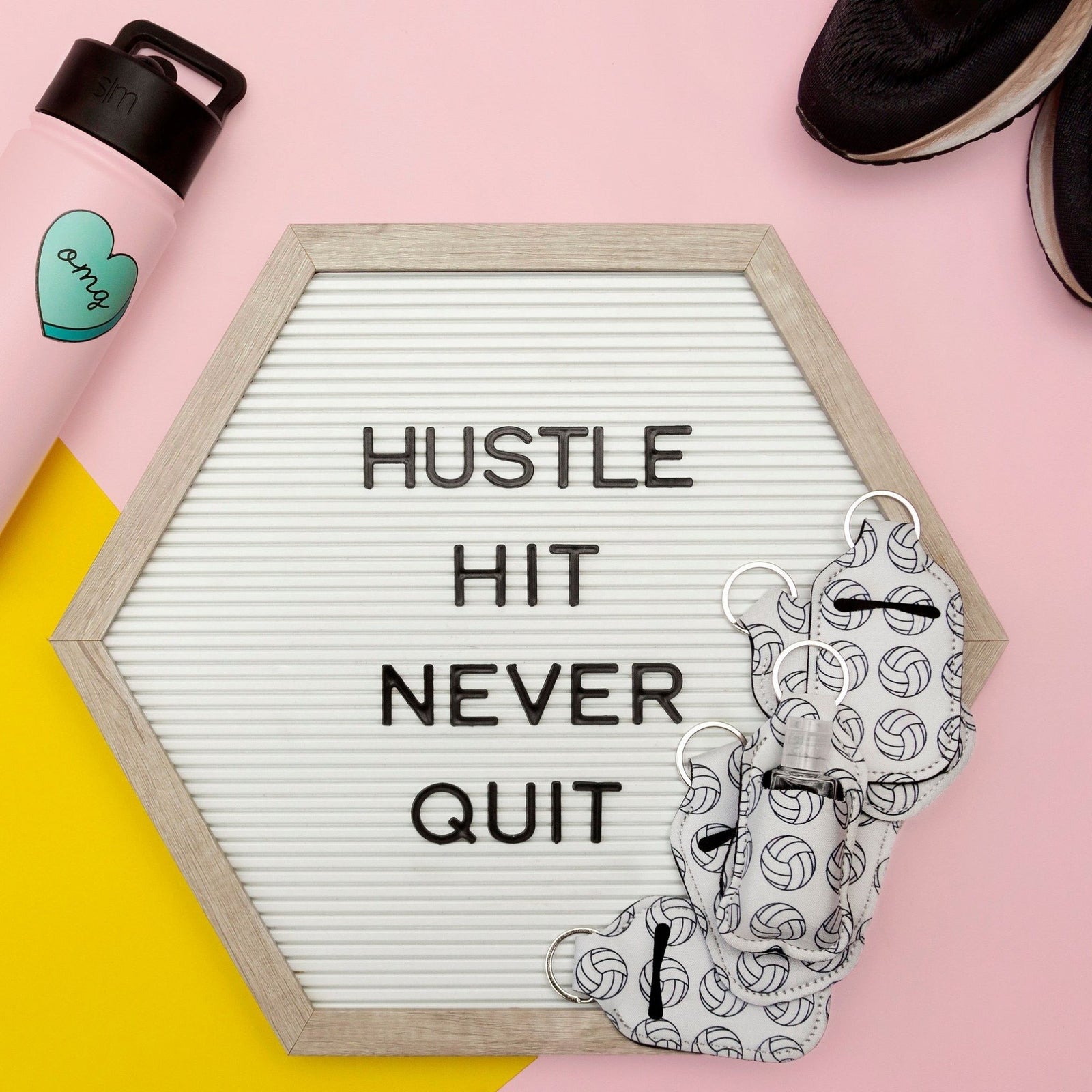 Volleyball Team Gifts Ideas for Players Hand Sanitizer Keychain - Daisy Lane Company